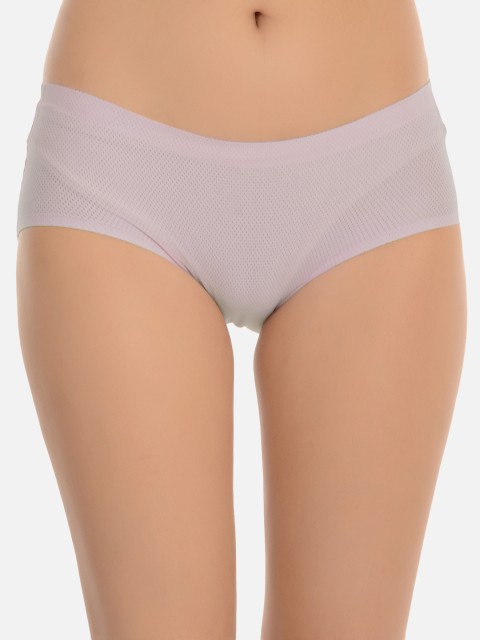 

mod & shy Women Mauve Self-Design Seamless Hipster Briefs MU97
