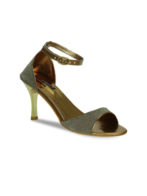 

Get Glamr Women Copper-Toned Solid Sandals