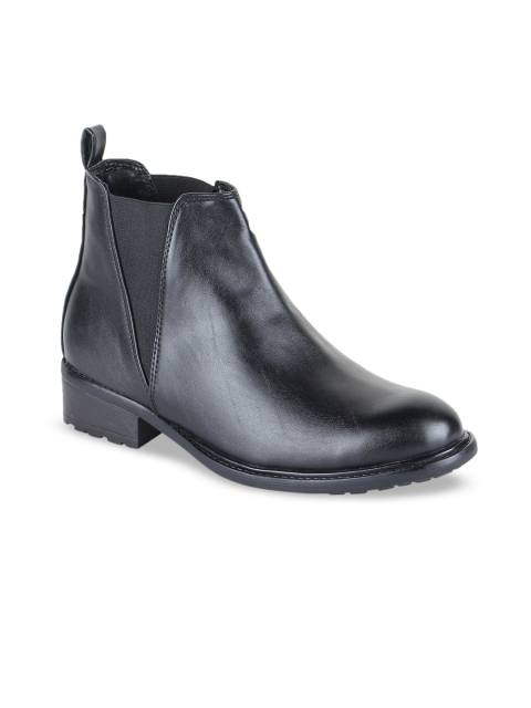 

Bruno Manetti Women Black Flat Boots
