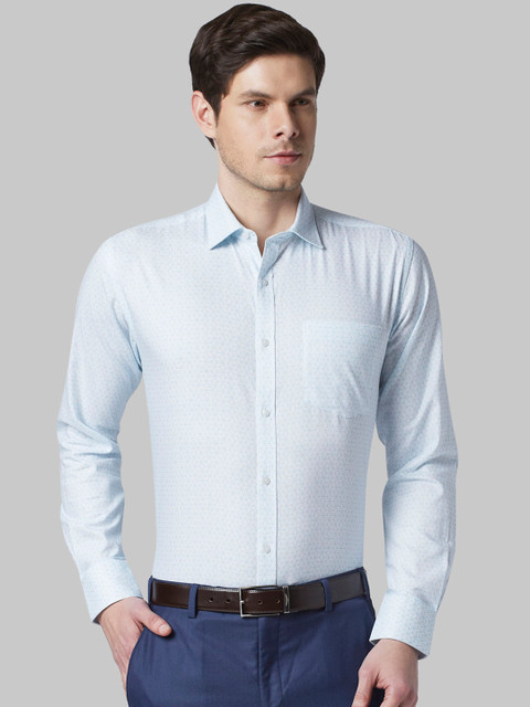 

Park Avenue Men Blue Slim Fit Printed Formal Shirt