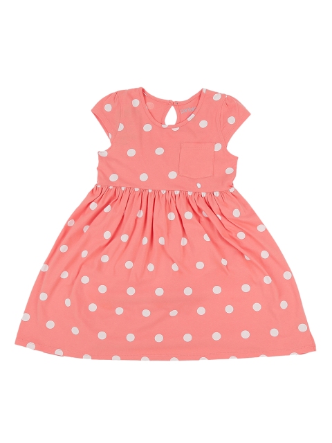 

Pantaloons Junior Girls Pink Printed Fit and Flare Dress