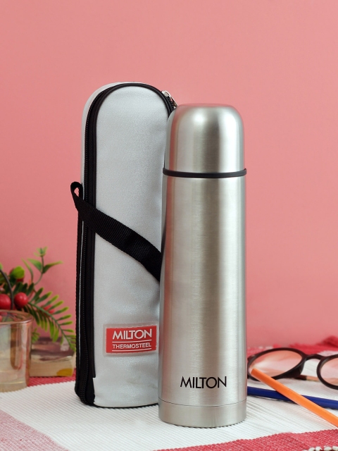 

Milton Unisex Silver-Toned Solid Thermosteel Flip Lid Water Bottle 1000 ml