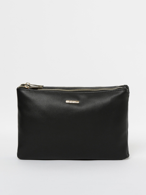 

Ginger by Lifestyle Black Solid Sling Bag