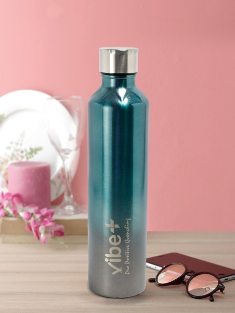 

Vibe Plus Unisex Green & Grey Ombre Double Wall Stainless Steel Water Bottle 500ml