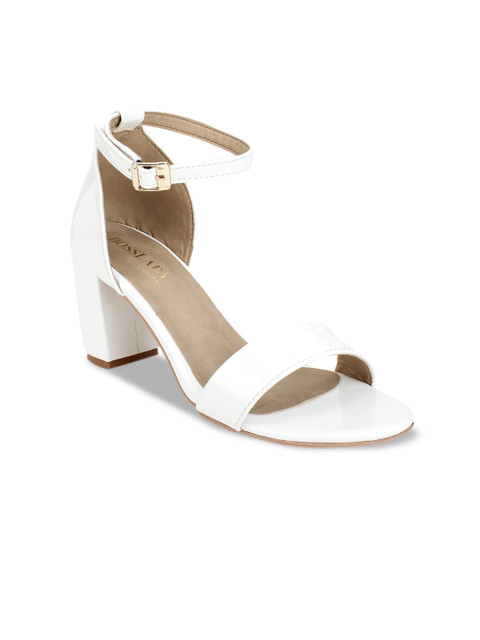 

SCENTRA Women White Solid Heels