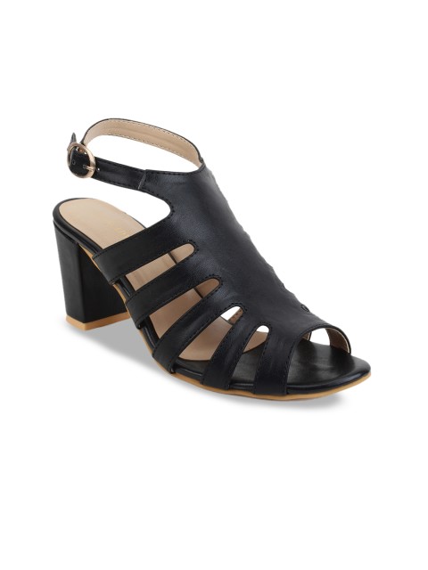 

SCENTRA Women Black Solid Gladiators