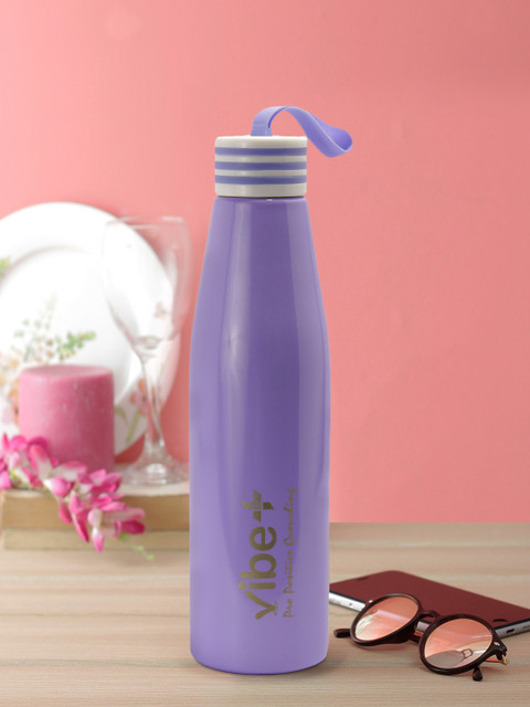 

Vibe Plus Unisex Purple Double Wall Stainless Steel Water Bottle 600 ml