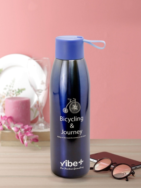 

Vibe Plus Unisex Blue Double Wall Stainless Steel Water Bottle 550 ml