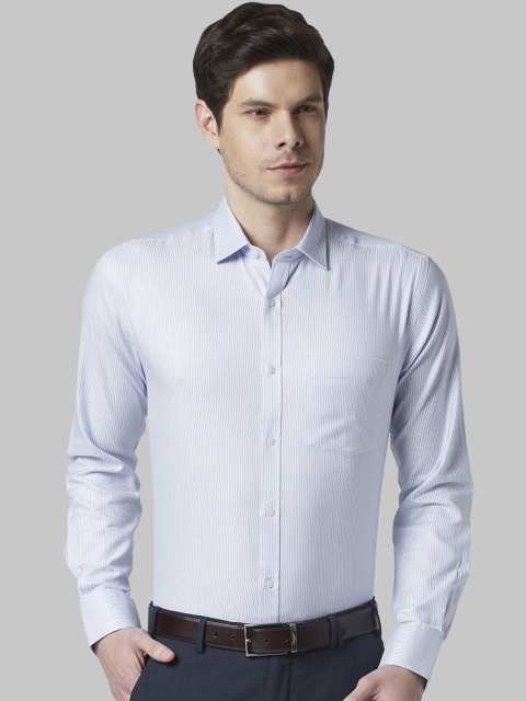 

Park Avenue Men Blue Slim Fit Printed Formal Shirt