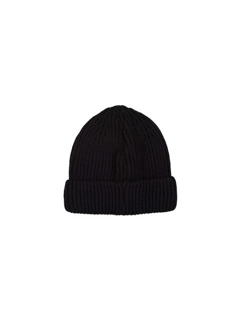 

NOISE Unisex Black Solid Beanie