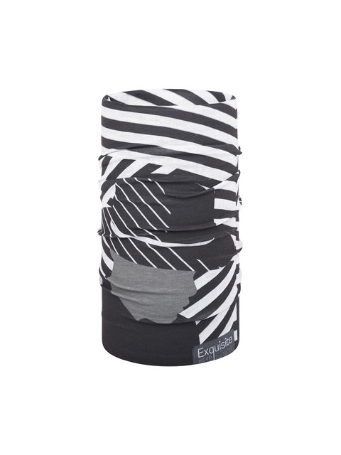 

NOISE Unisex Black & White Striped Exquisite Headband