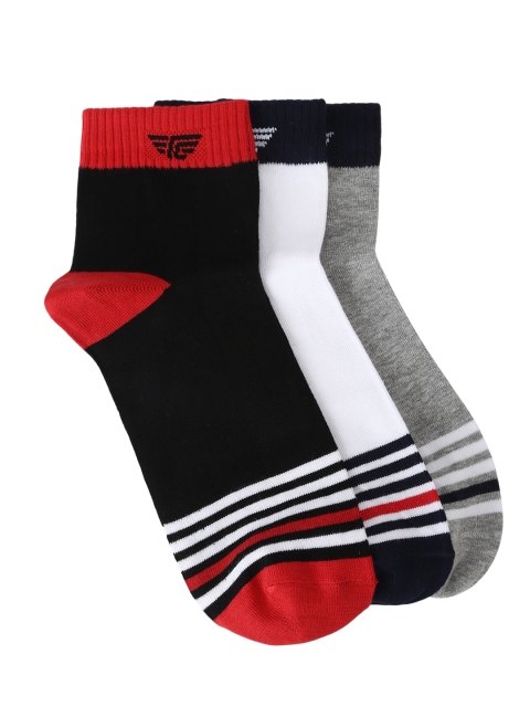

Red Tape Men Pack of 3 Assorted Above Ankle-Length Socks