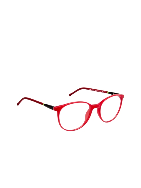 

Cardon Unisex Red & Black Colourblocked Full Rim Round Frames