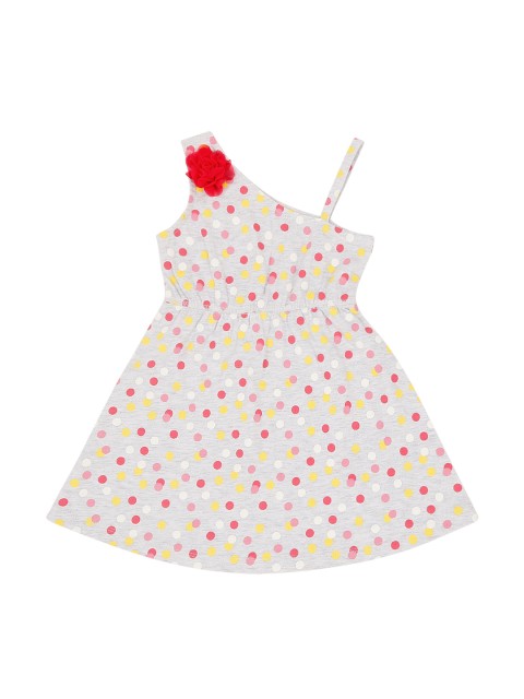 

Pantaloons Baby Girls Grey Printed Fit and Flare Dress