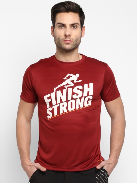 

OFF LIMITS Men Red Printed Round Neck T-shirt