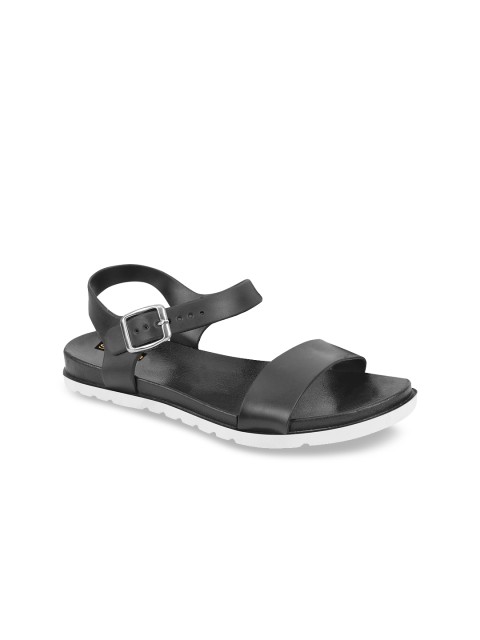 

Shoetopia Women Black Solid Open Toe Flats