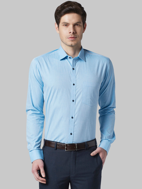 

Park Avenue Men Blue Slim Fit Solid Formal Shirt