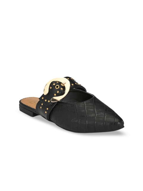 

Zebba Women Black Solid Mules
