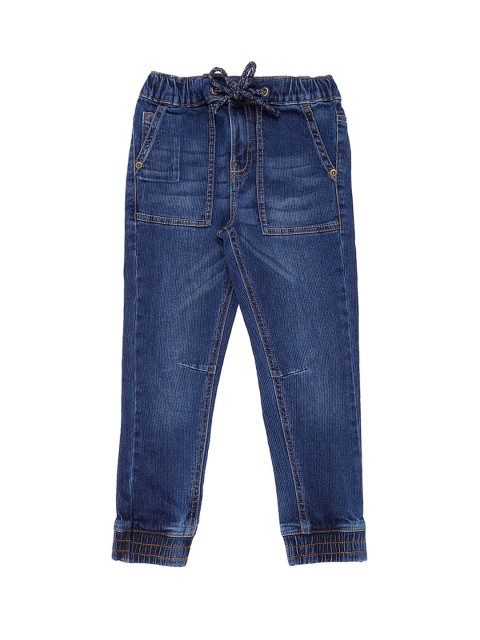 

Pantaloons Junior Boys Blue Tapered Fit Mid-Rise Clean Look Jeans