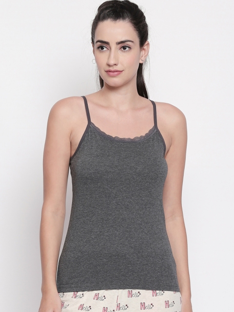 

Dreamz by Pantaloons Women Grey Solid Camisole