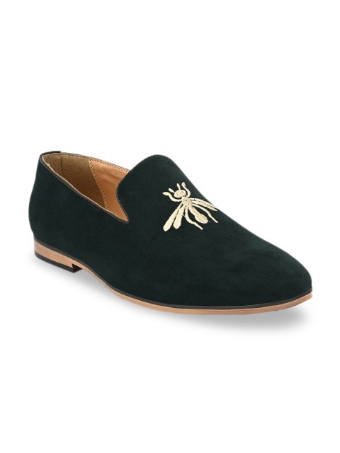 

San Frissco Men Green Loafers