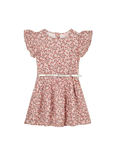 

Budding Bees Girls Cream-Coloured Printed Fit and Flare Dress