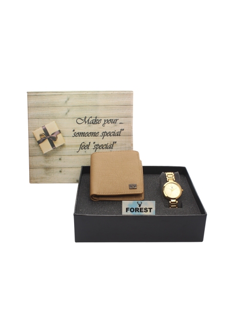 

Hobforestessentials Women Watch Gift Set, Gold
