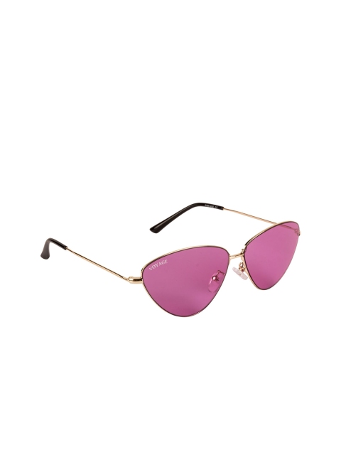 

Voyage Women UV Protected Cateye Sunglasses B80205MG3206, Purple