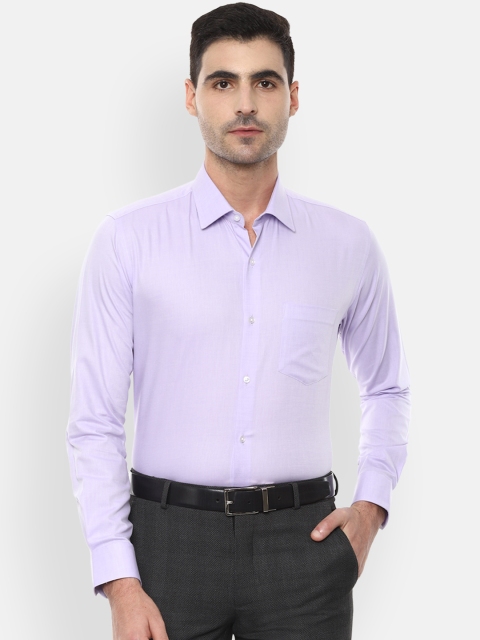 

Van Heusen Men Purple Slim Fit Solid Formal Shirt