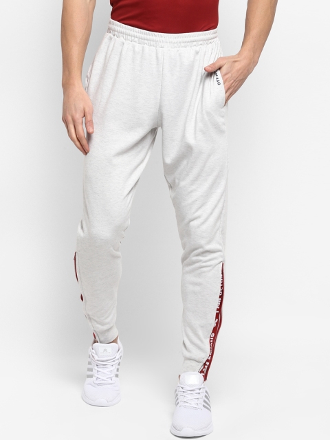 

OFF LIMITS Men Grey Melange Solid Joggers