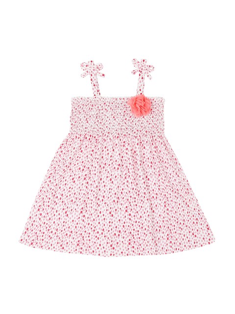

Pantaloons Baby Girls White Printed Fit and Flare Dress
