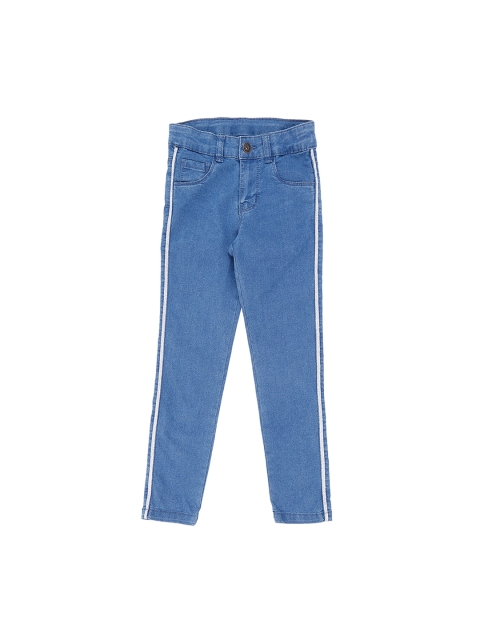 

Pantaloons Junior Girls Blue Mid-Rise Clean Look Jeans