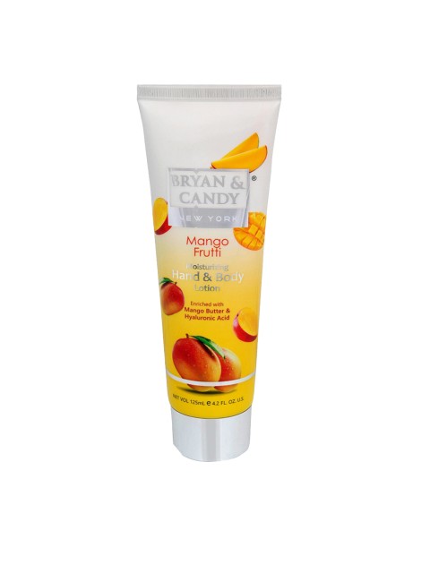 

BRYAN & CANDY NEW YORK Mango Frutti Moisturizing Hand & Body Lotion 125 ml, Yellow