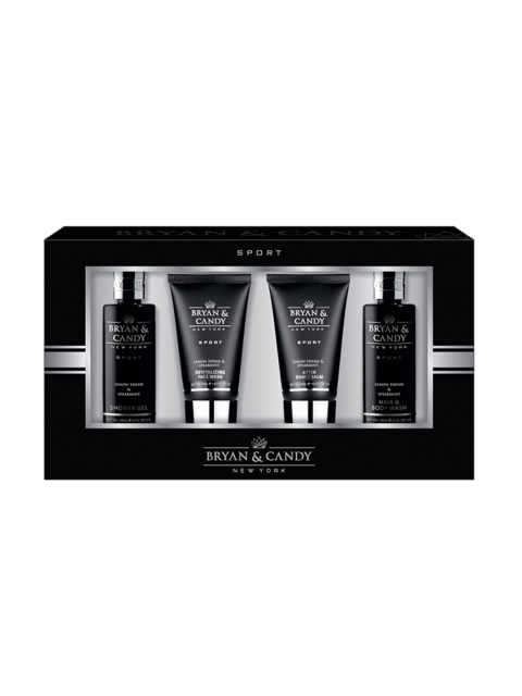 

BRYAN & CANDY NEW YORK Men Lemon Thyme & Spearmint Bath & Body Gift Set, Black
