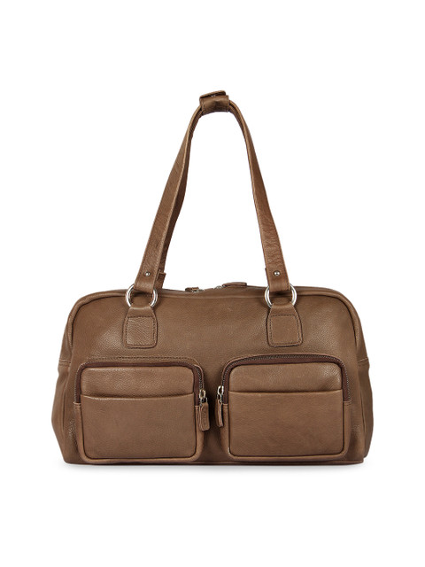 

Leather Zentrum Brown Solid Genuine Leather Handheld Bag