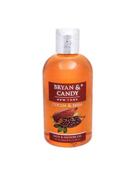 

BRYAN & CANDY NEW YORK Unisex Cocoa & Shea Bath & Shower Gel 300 ml, Brown