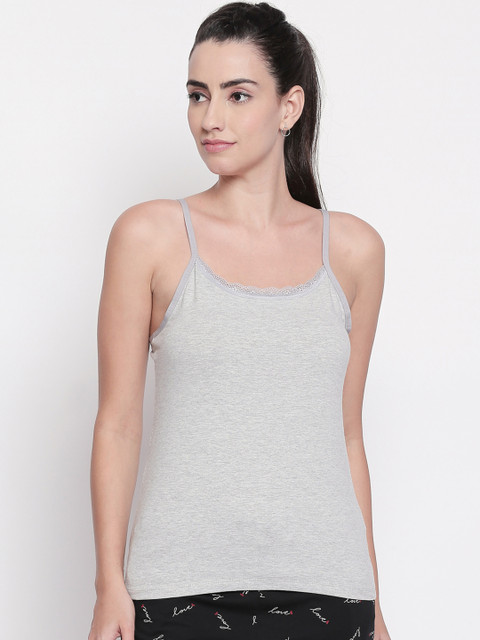 

Dreamz by Pantaloons Women Grey Camisole