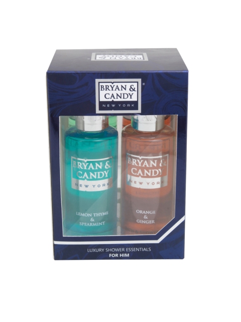 

BRYAN & CANDY NEW YORK Men Set of 4 Shower Gel, Blue