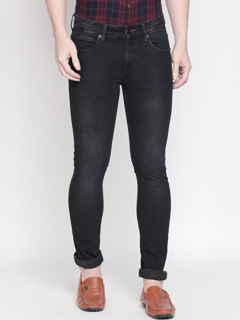 

Basics Men Navy Blue Super Skinny Fit Low-Rise Clean Look Stretchable Jeans