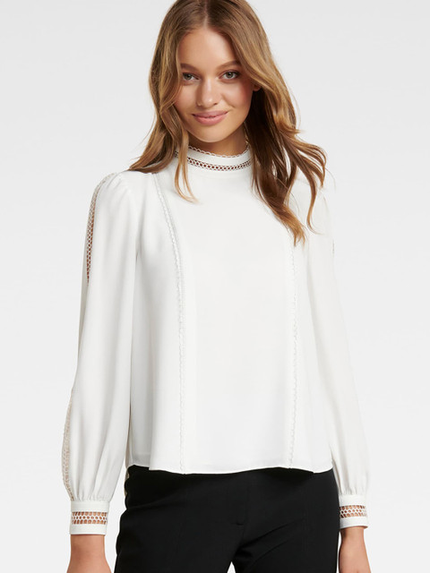

Forever New Women White Solid Top