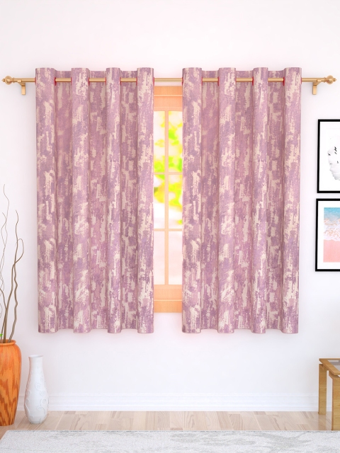 

Story@home Pink Set of 2 Window Curtains