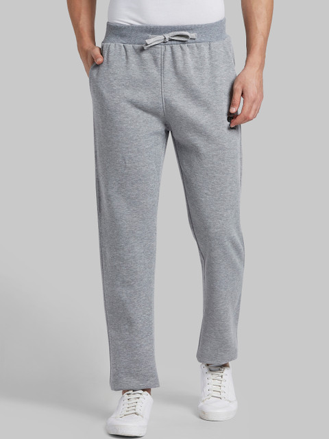 

Parx Men Grey Melange Solid Track Pants