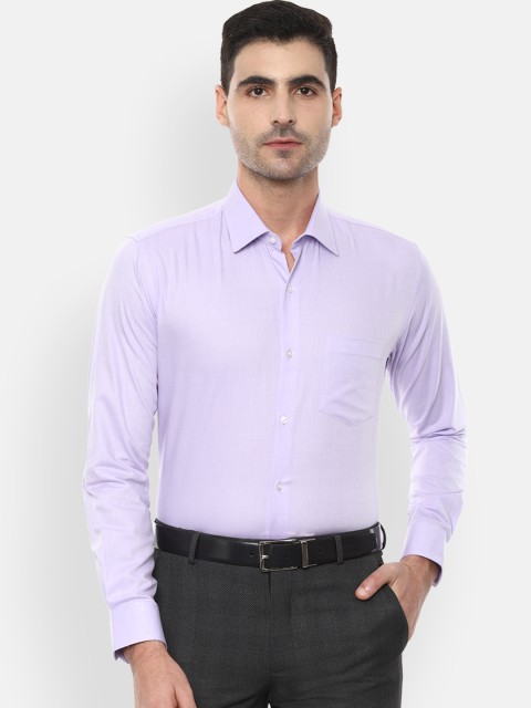 

Van Heusen Men Purple Slim Fit Solid Formal Shirt