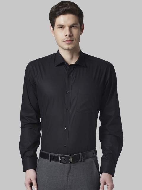 

Park Avenue Men Black Regular Fit Solid Formal Shirt