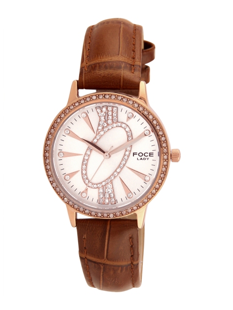 

FOCE Women White Analogue Watch FAWM19RGL