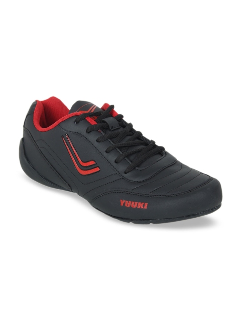 

Yuuki Men Black Synthetic Running Shoes
