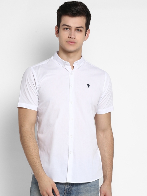 

Red Tape Men White Regular Fit Solid Casual Shirt