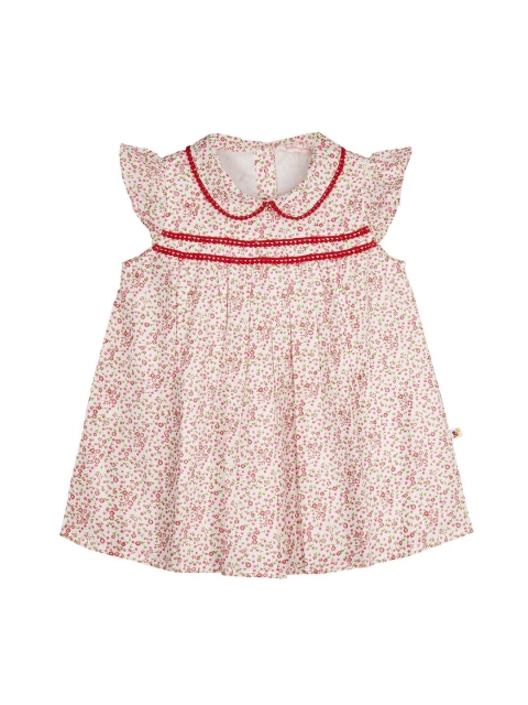 

Budding Bees Girls Multicoloured Floral Printed Fit and Flare Dress, Multi