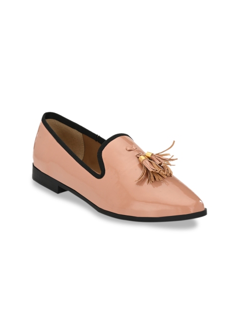 

Zebba Women Beige Tassel Loafers