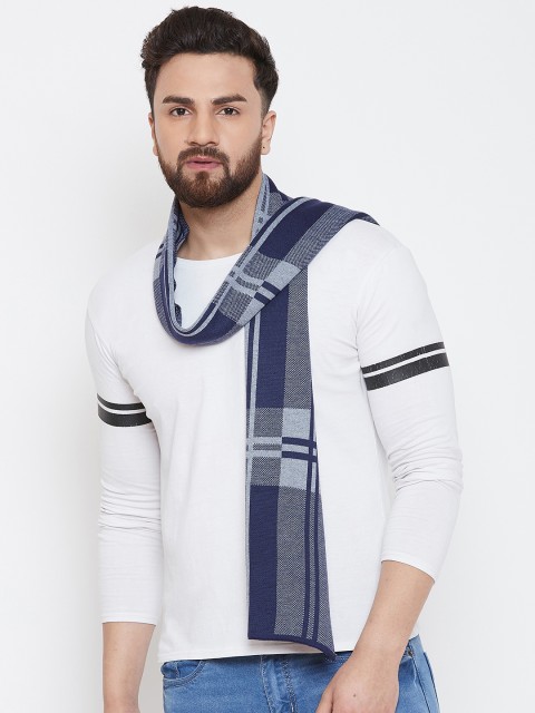 

Alvaro Castagnino Blue & Grey Colored Knitted Muffler For Men